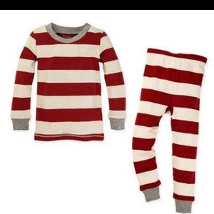Burt’s bees Rugby striped pajamas 3T